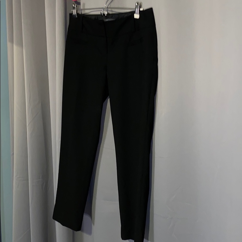 Black Cropped Dress Pant 25in inseam